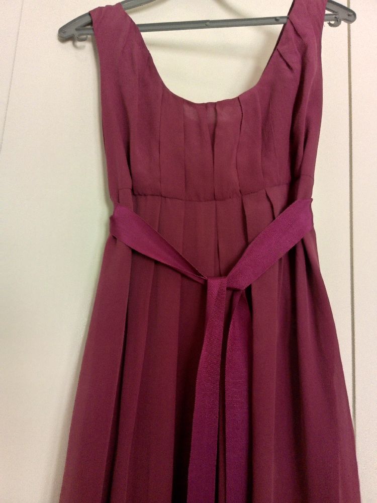 Robe rose achetée de France taille  haute rose a prix réduit 