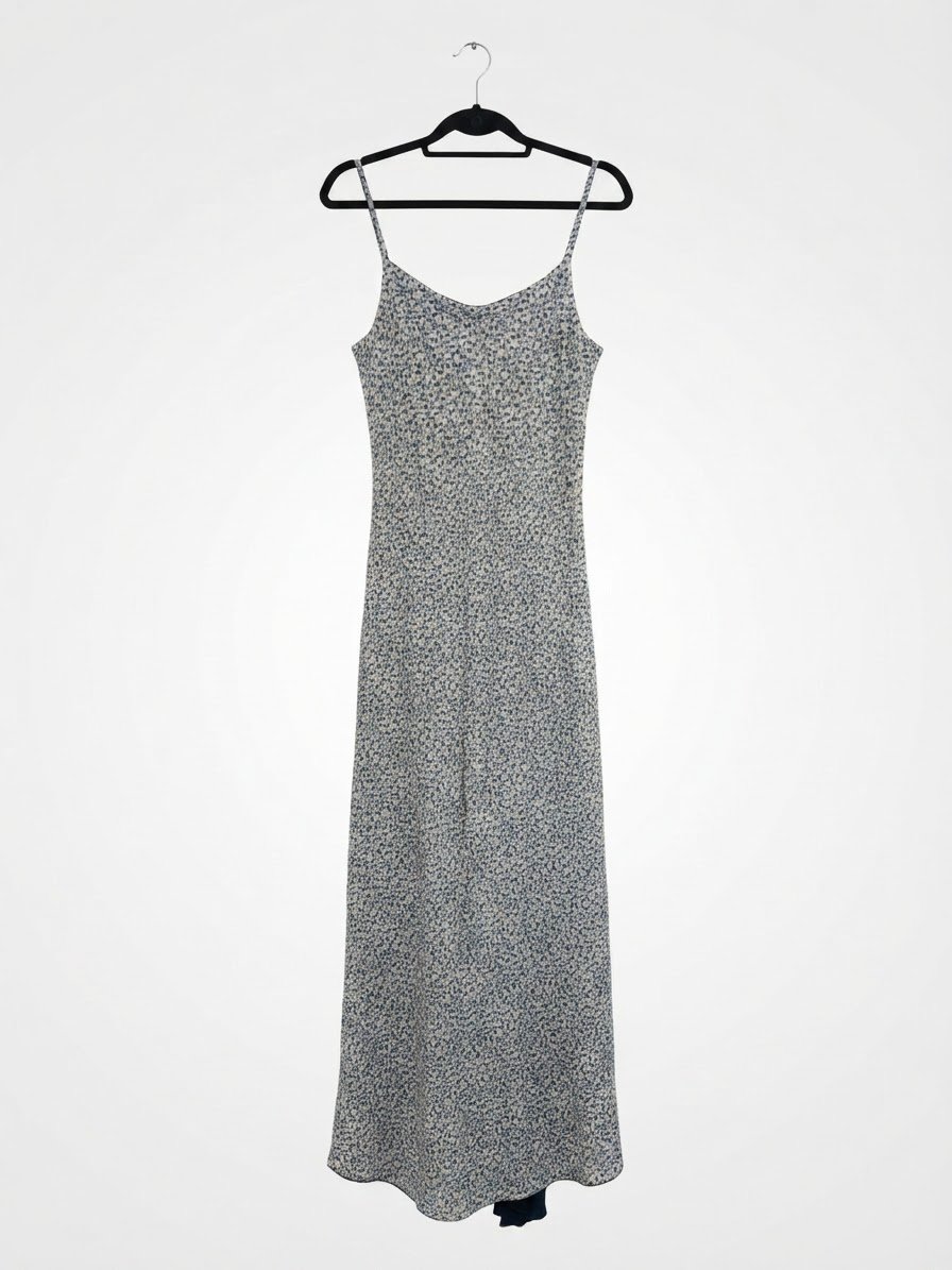 Robe fluide bretelles imprimée
