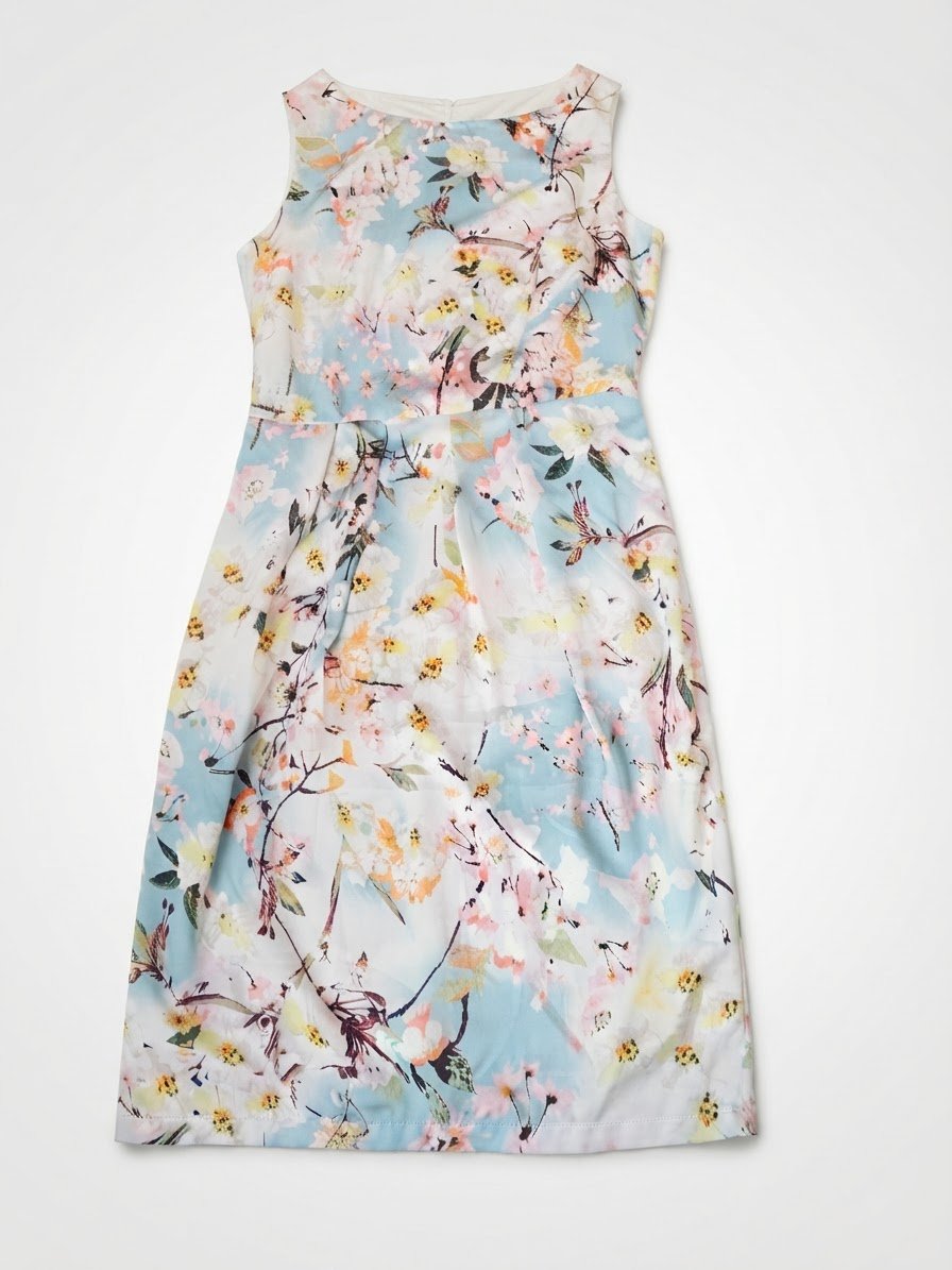 Robe d'été fleurie sans manches
