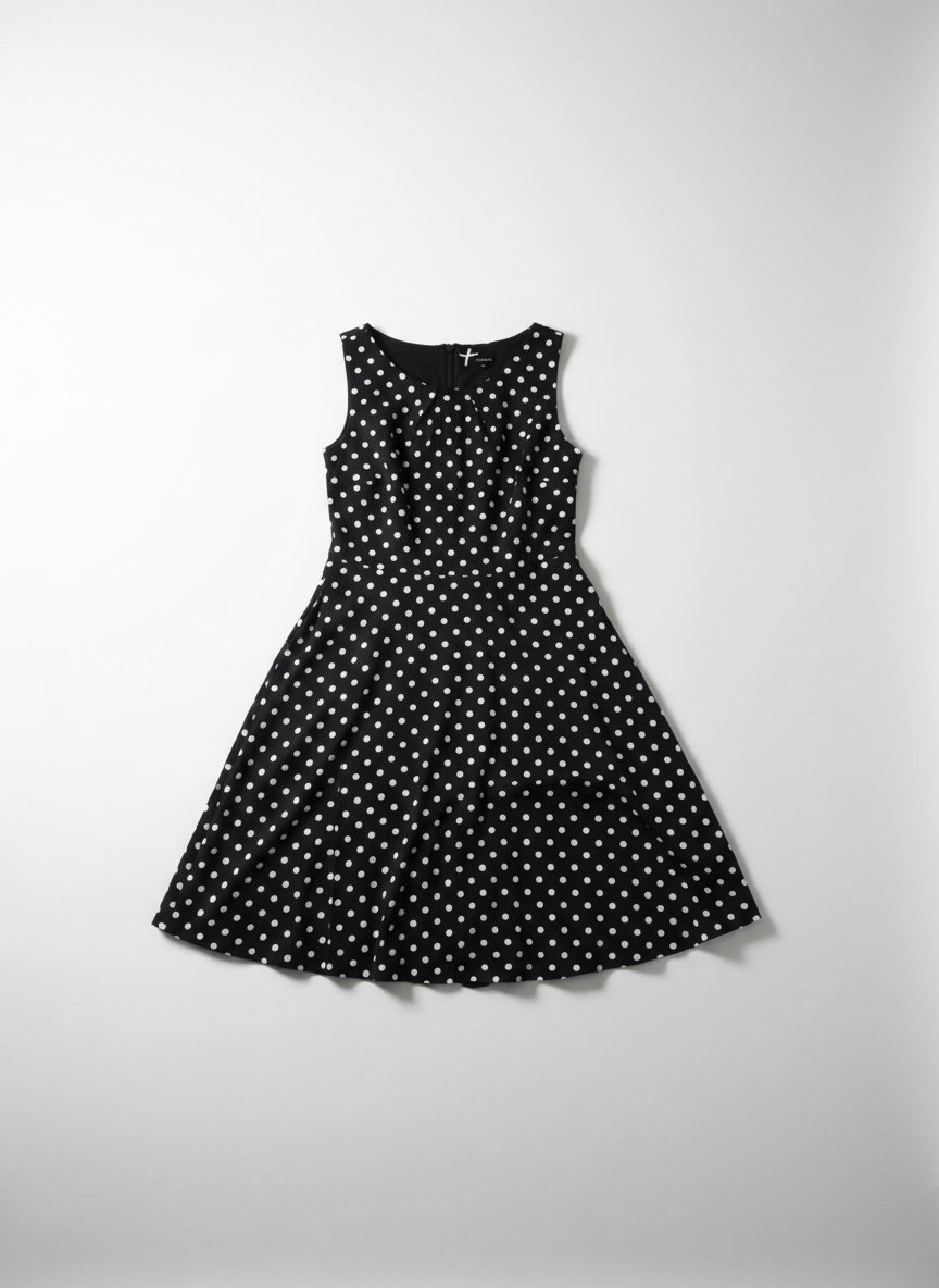 Robe paulcadote noir blanc