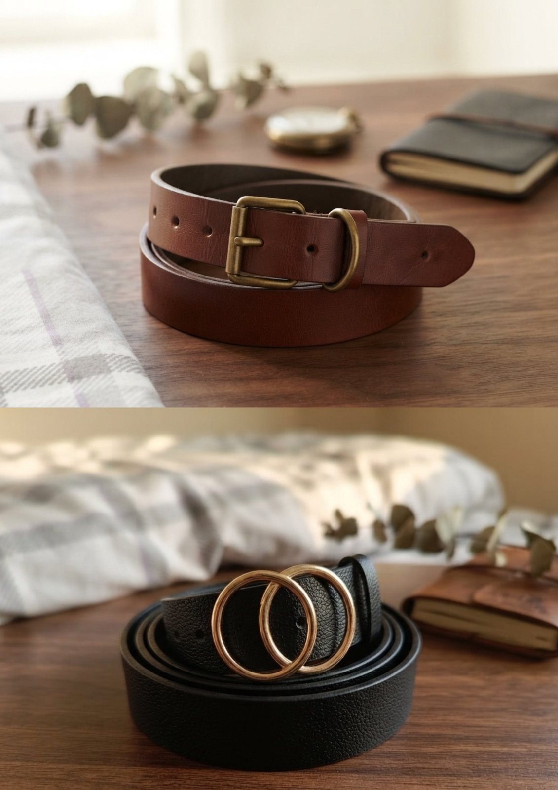 Ceinture noire+ ceinture marron 