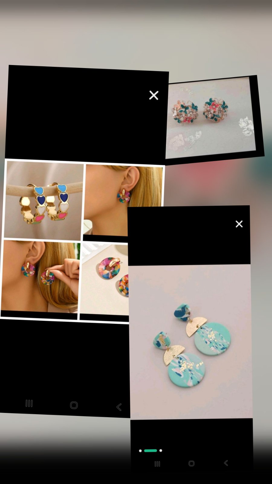 Lots de 4 boucles