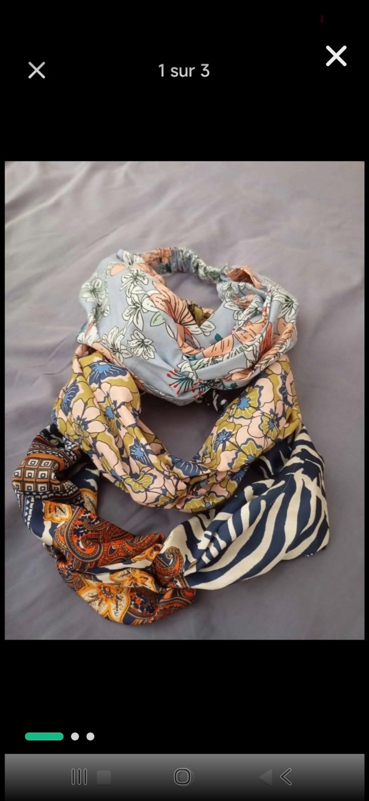 Trois bandana 