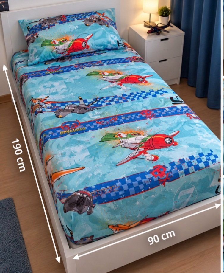 Drap housse et coussin 