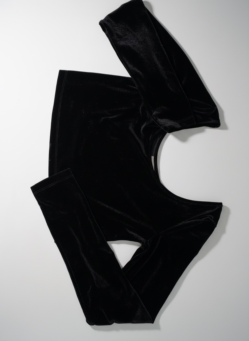 Top velours noir 