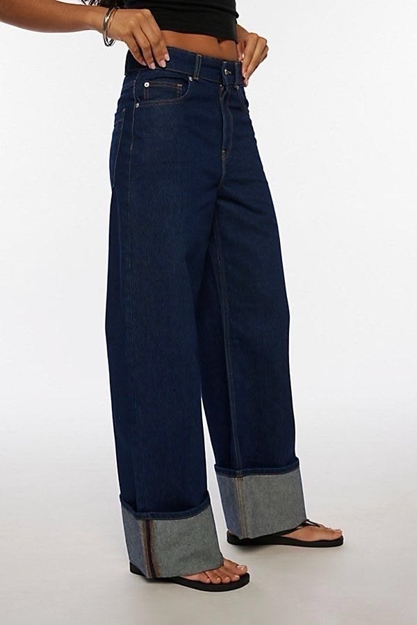 Pontalon jeans bleu marine 