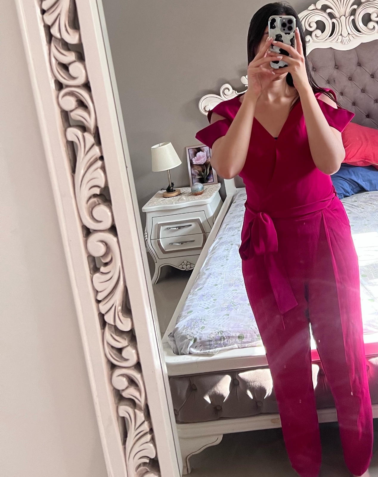 Ensemble rose fouchia 