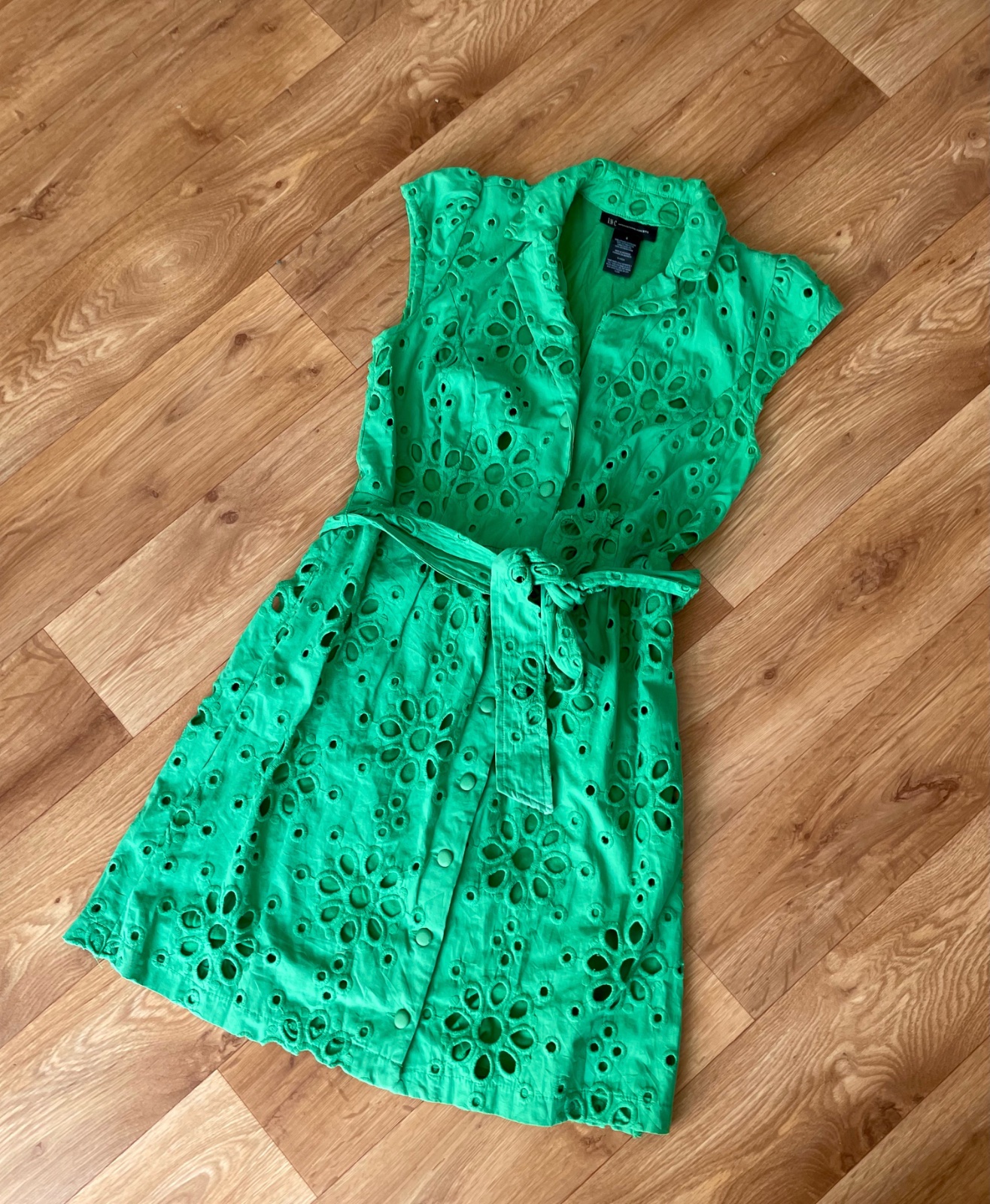 Robe d'ete verte 