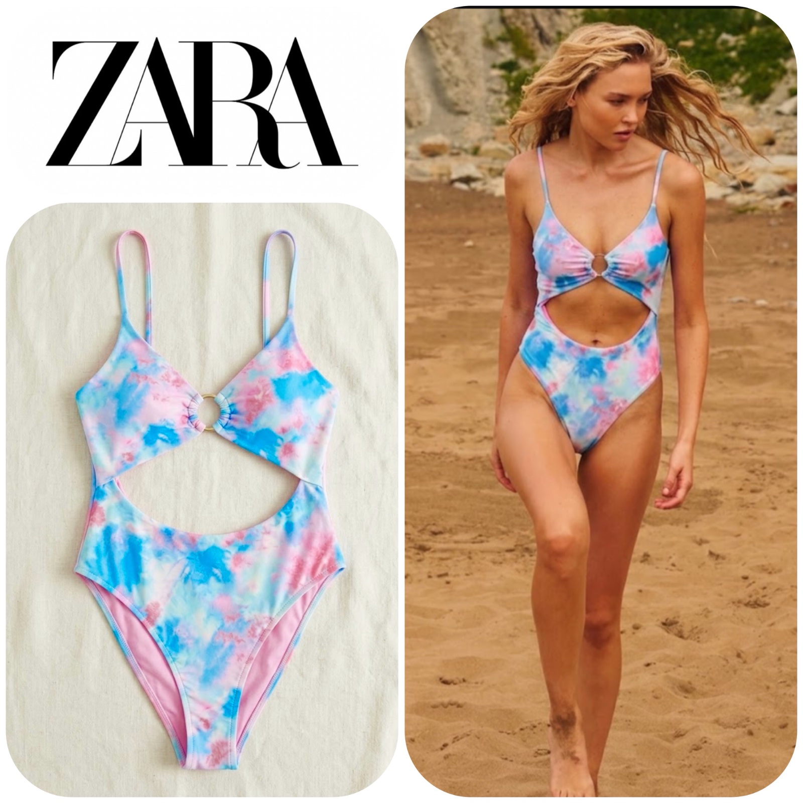 Maillot chez la marque zara 