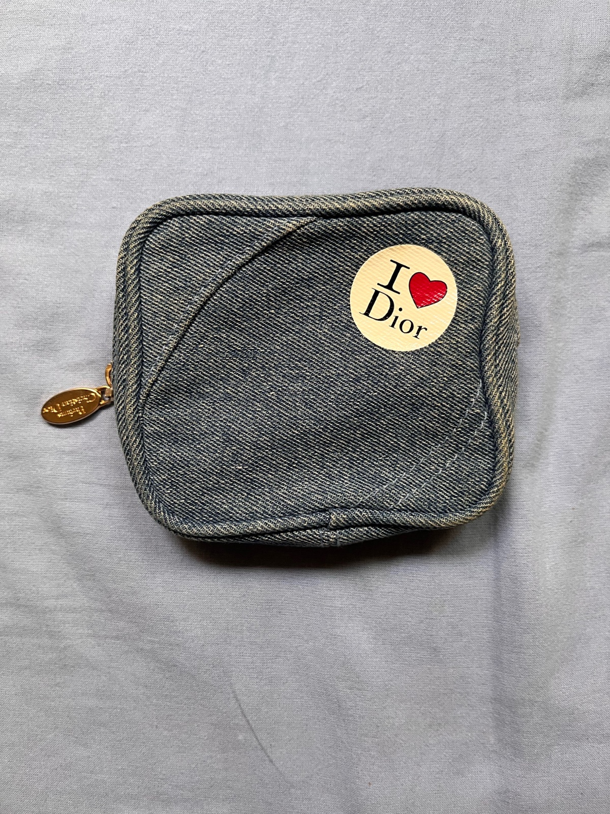 Dior denim pouch 4
