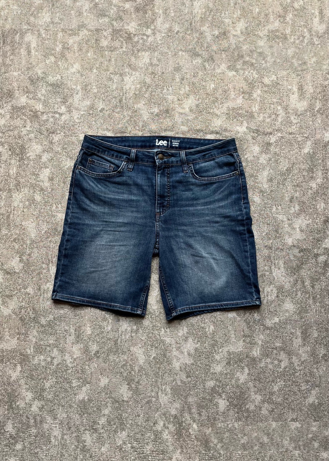 Dark blue Lee Denim Bermuda Shorts