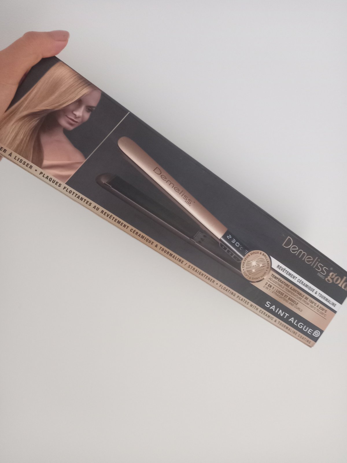 Lisseur Saint Algue Demeliss Gold en céramique 