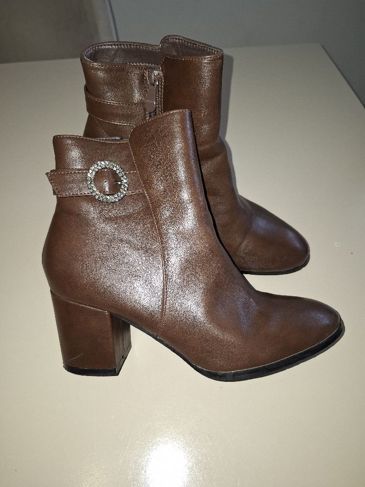 Bottines marron