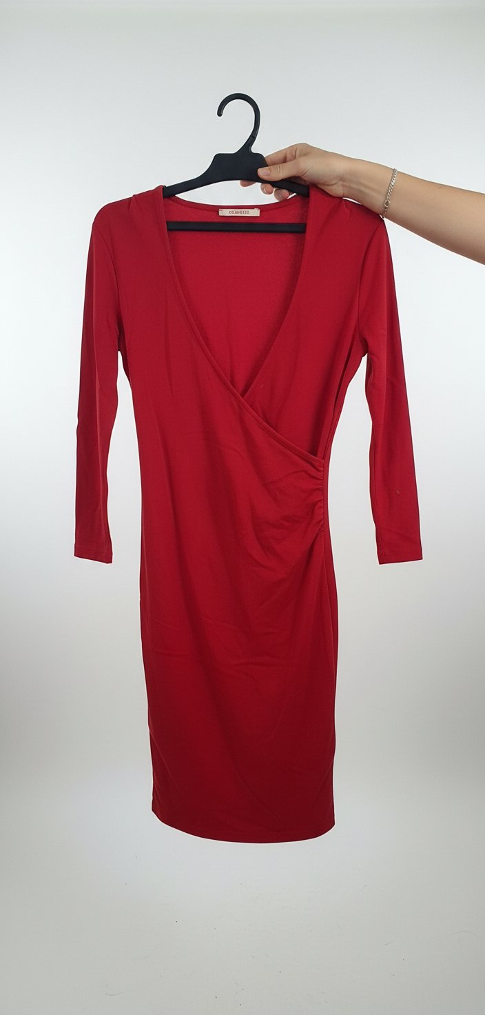 Robe rouge Camaïeu xs