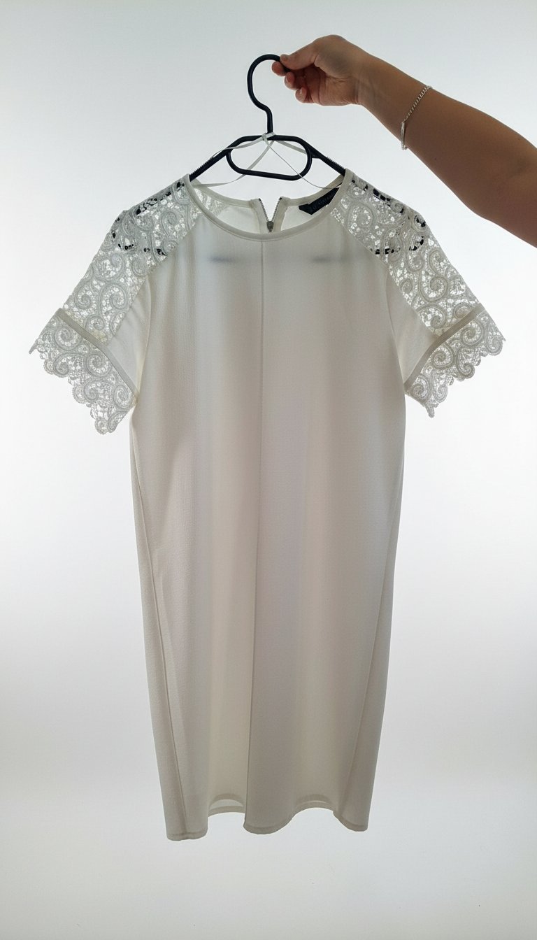 Robe blanche Zara xs