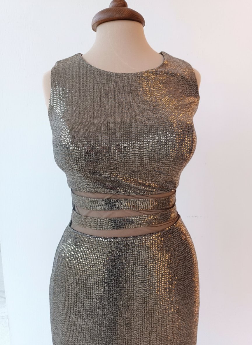 Robe soirée scintillante