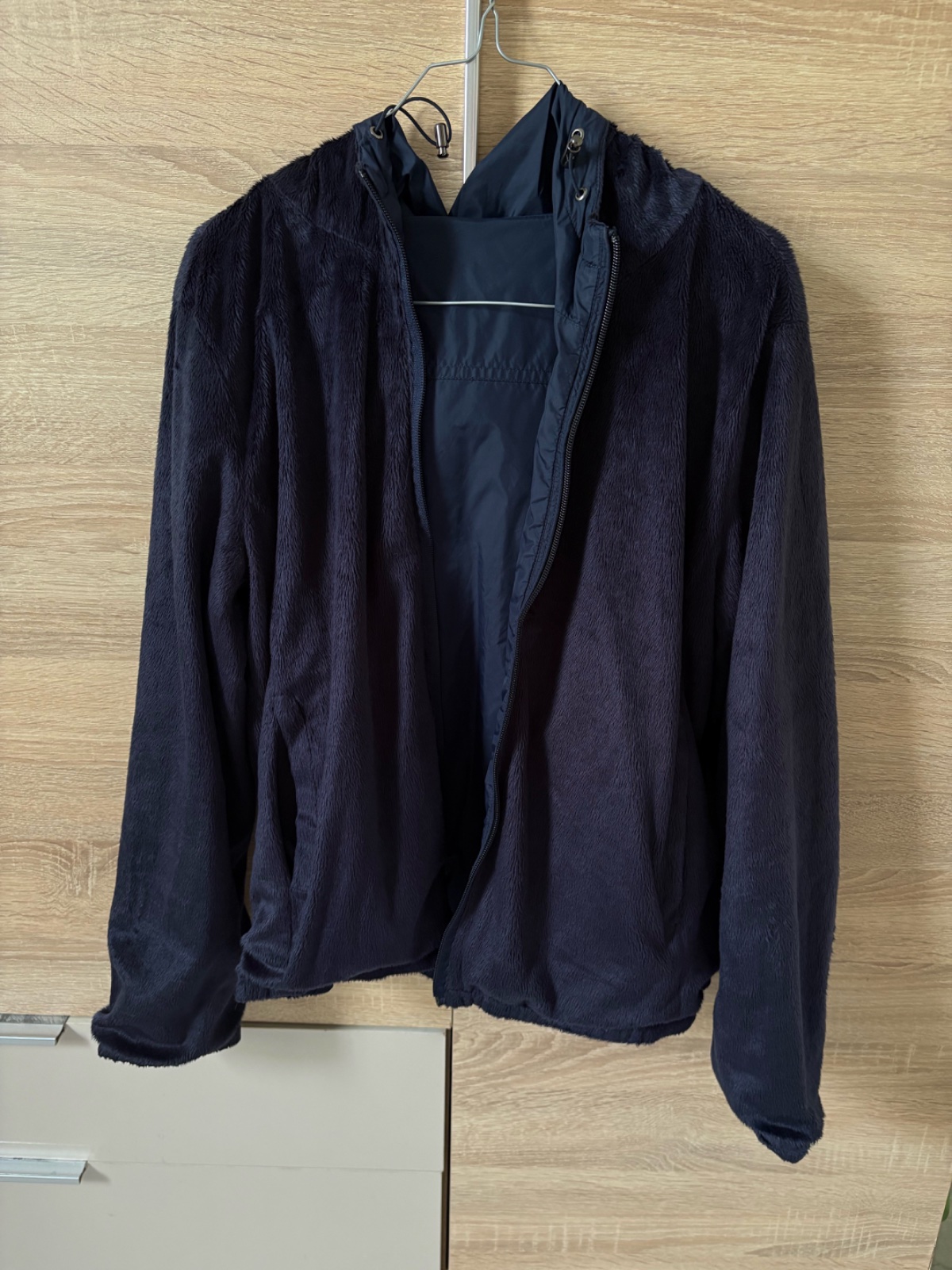 Veste double face bleu marine 