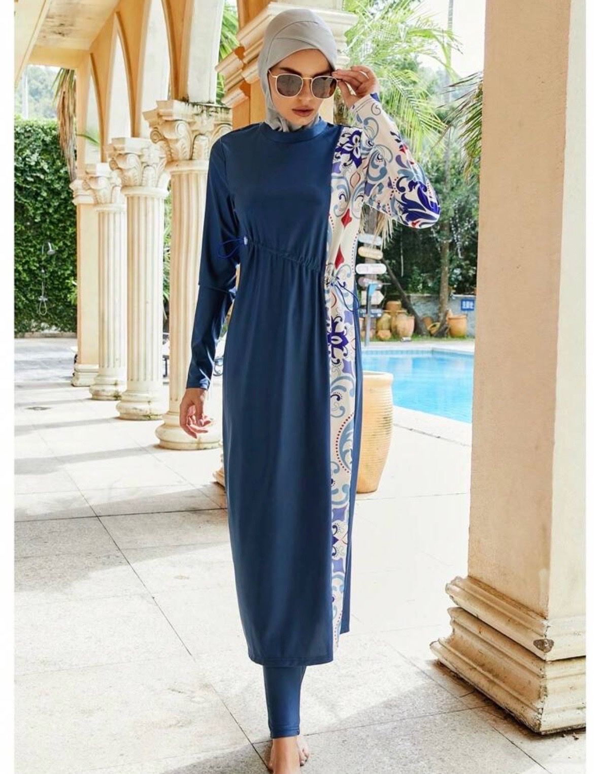 Burkini bleu marine 