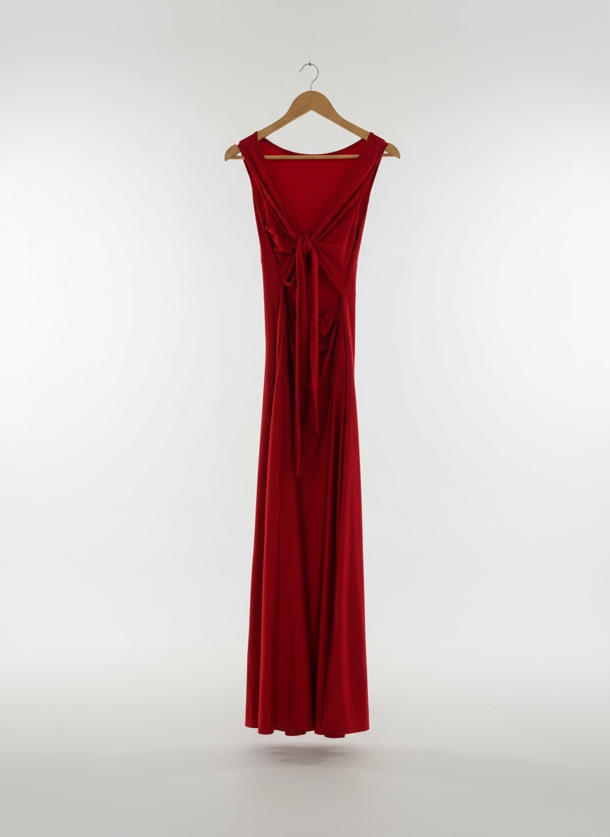 Robe longue rouge élégante – Taille M