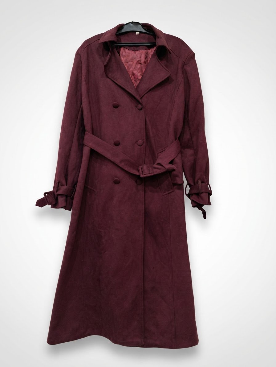 Manteau burgonde 