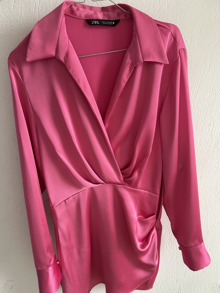 robe satinée