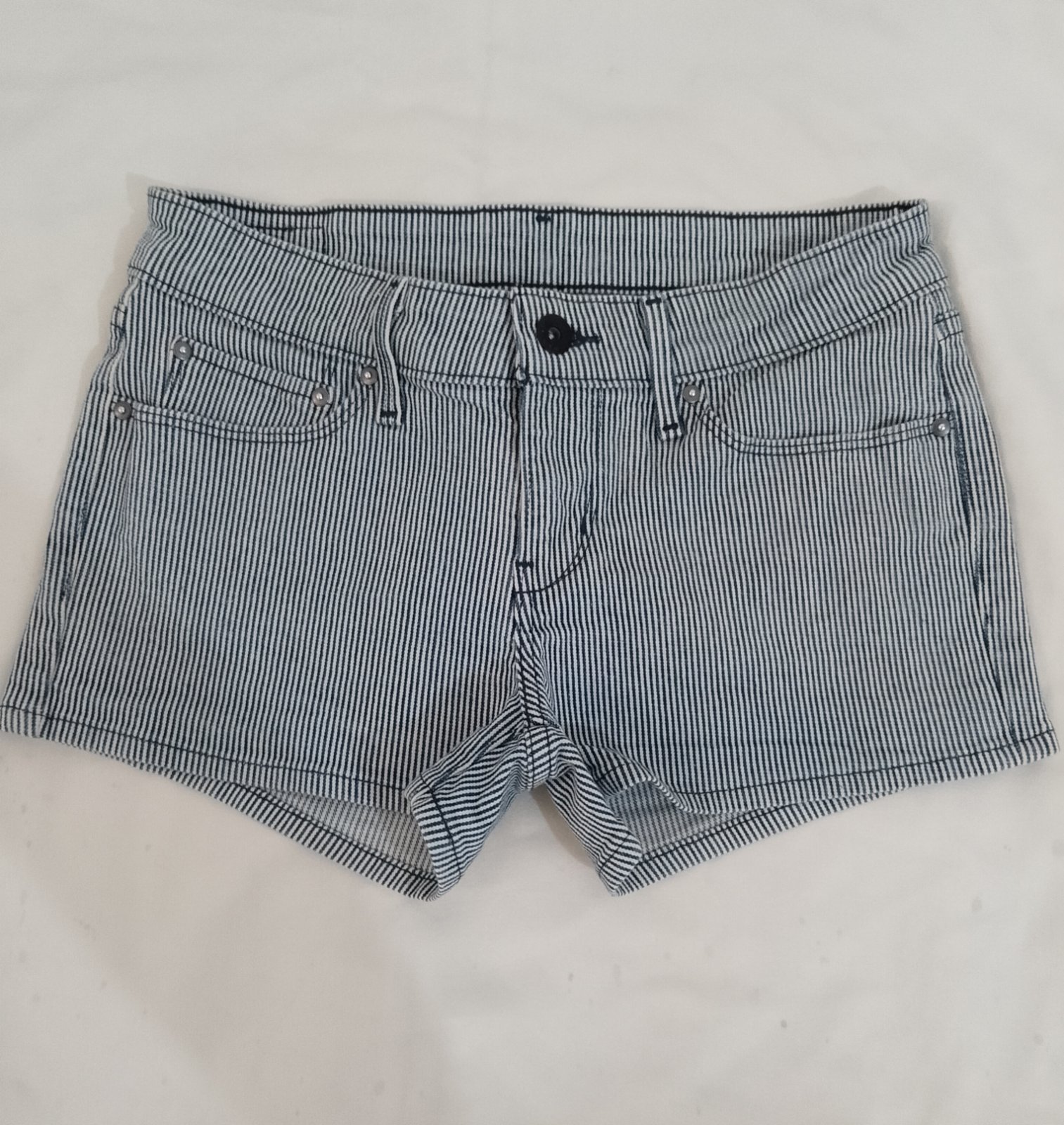 Short en jean rayé Levi's (Hickory Stripe)