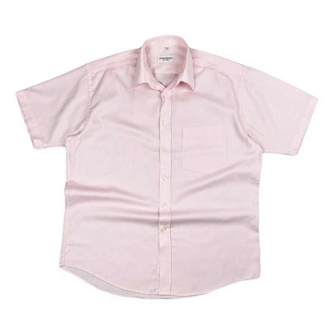 Chemise Vintage 90s Yves Saint Laurent Pour Homme – Rose Pâle