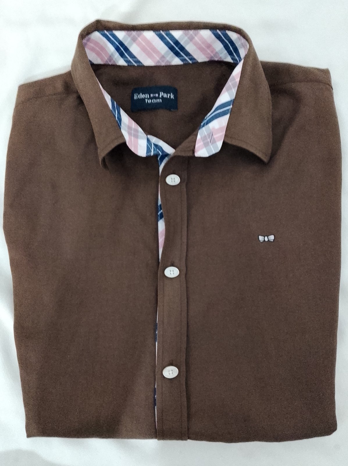 Eden Park Men's Chocolate Brown Shirt 