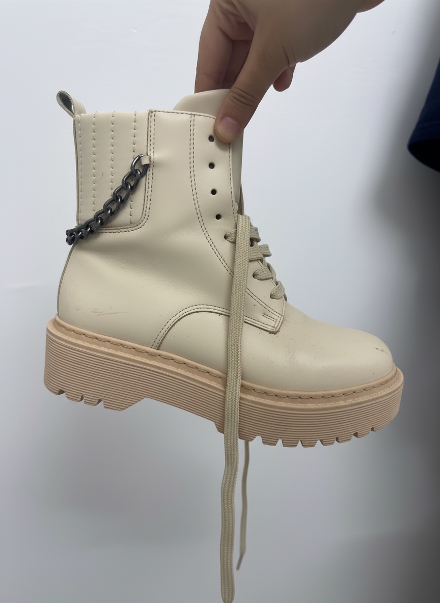 Botte beige clair