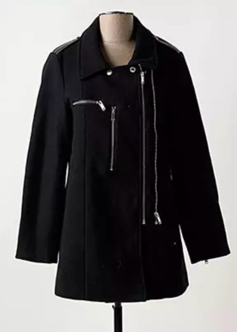 Manteau noi (zara)