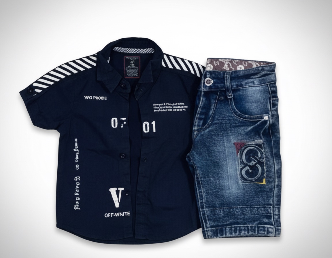 Chemise et chort pour bébé de 2 ans