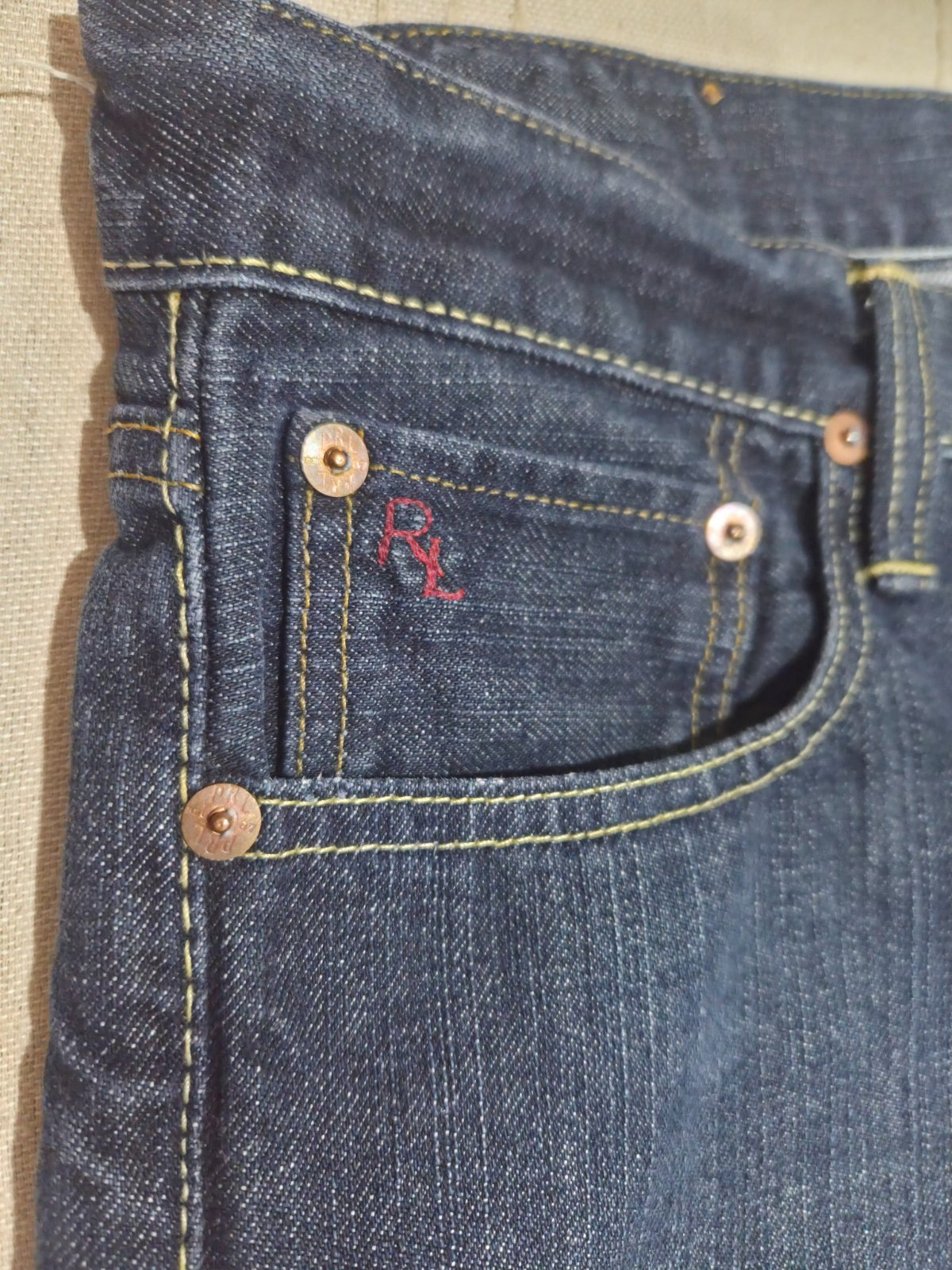 Ralph Lauren homme. W30 L 32 . Slim . 100 % cotton 