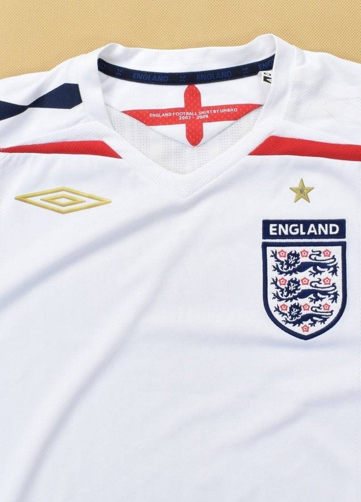England home kit 2007 - 2009  . Taille xs / s