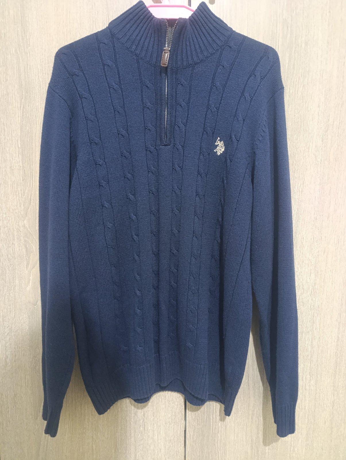 Pull demie zippé 