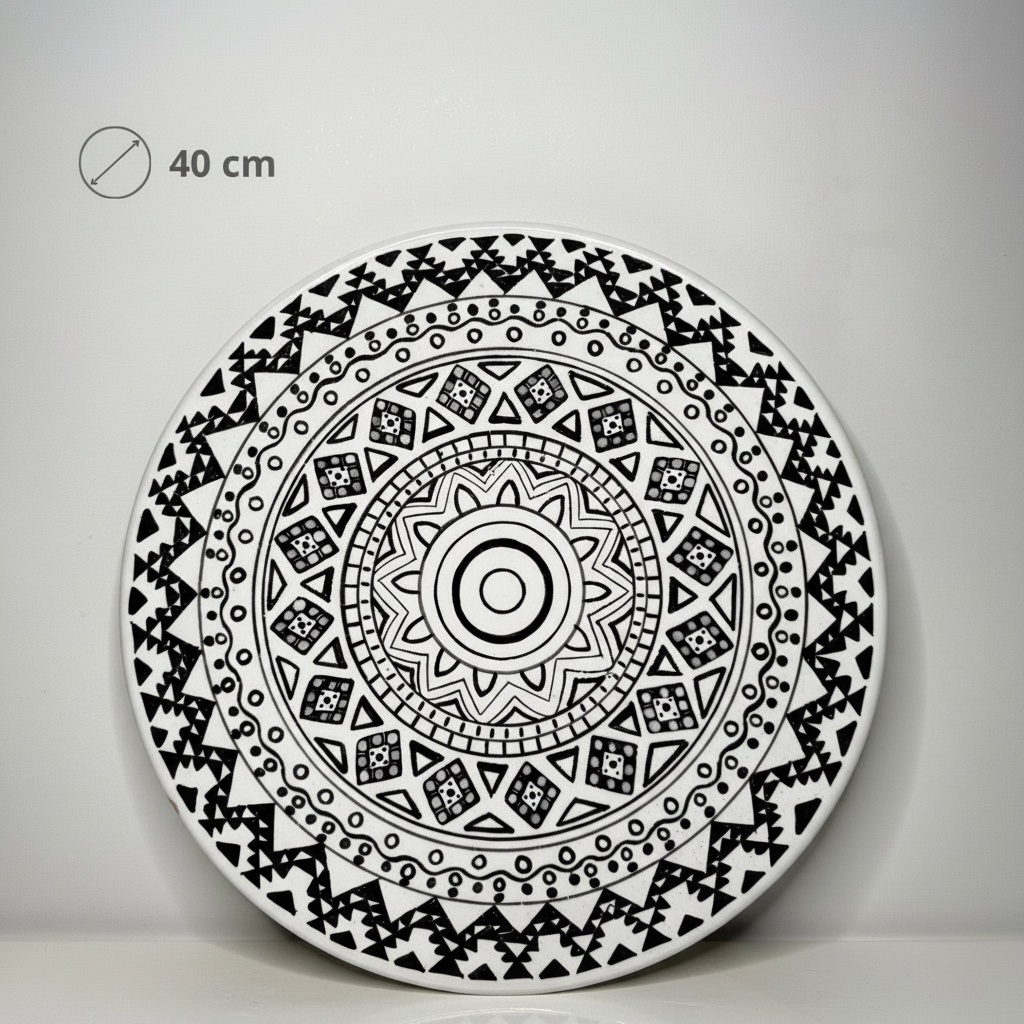 Assiette décorative personnalisée D40cm