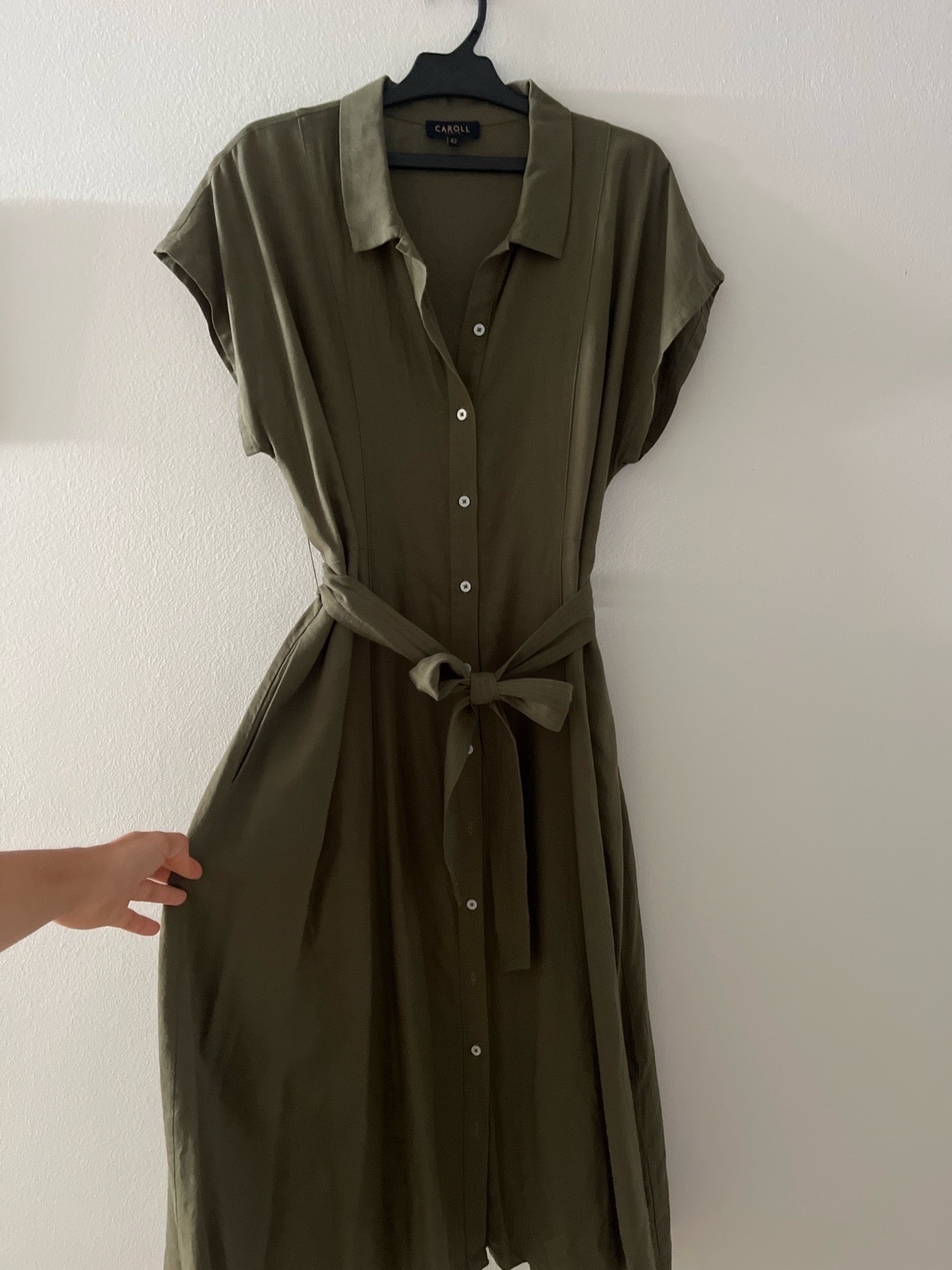 Robe chemise en lin 