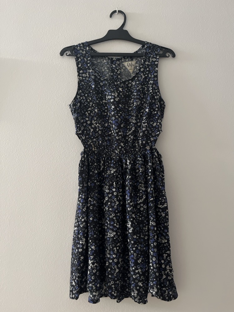 Robe fleurie bleu 