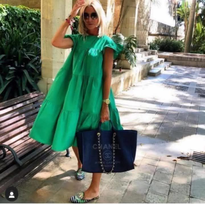 Robe verte pour tous les jours 