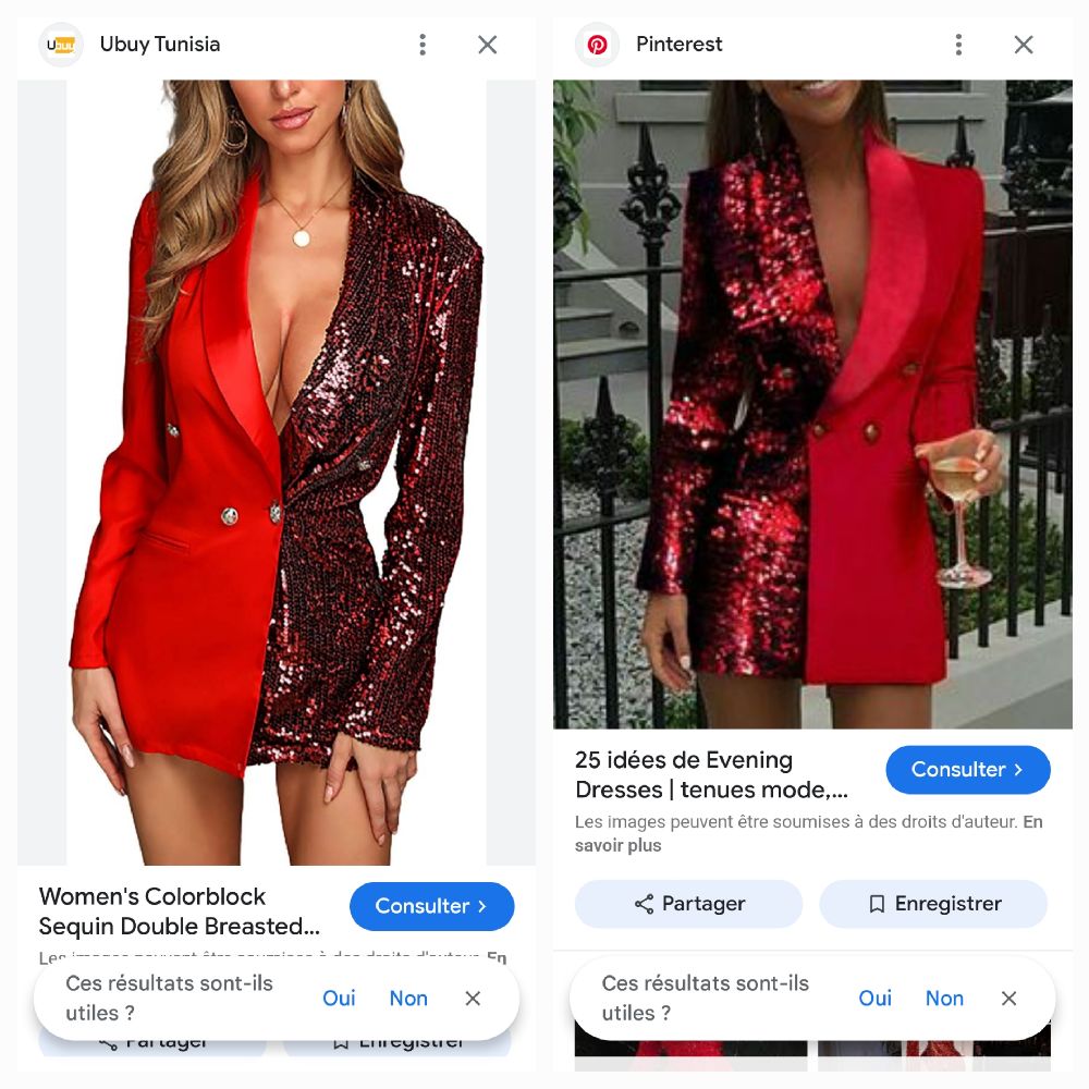 Robe blazer neuf tfata9 soirée 