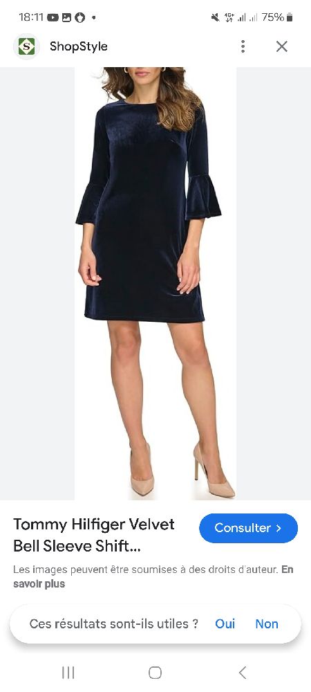 robe neuf velour Hema