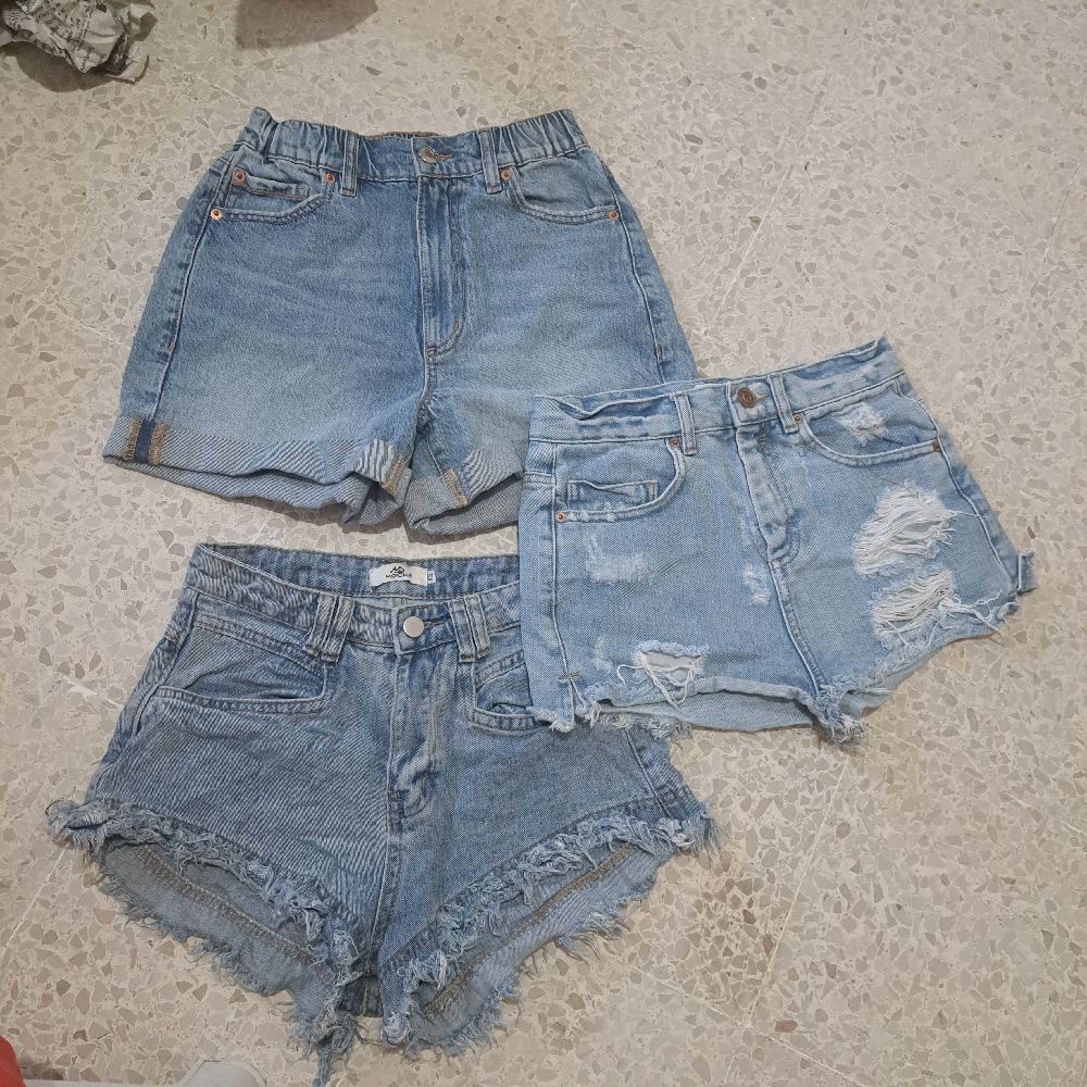 Lot 3 short taille haute à la mode 