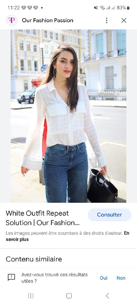 chemise blanche manche evasée 
