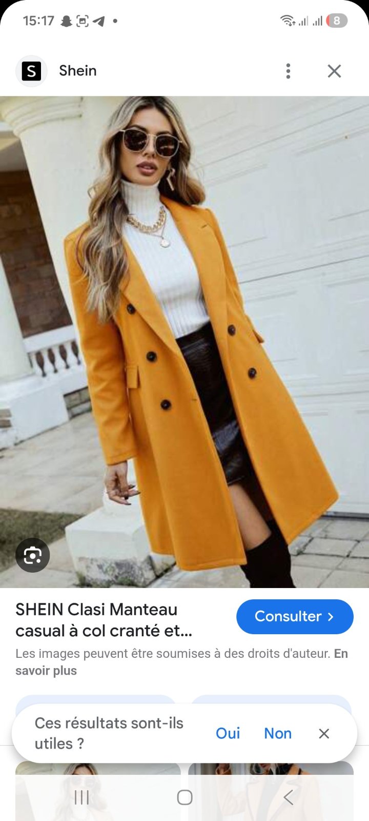 Manteau shein neuf