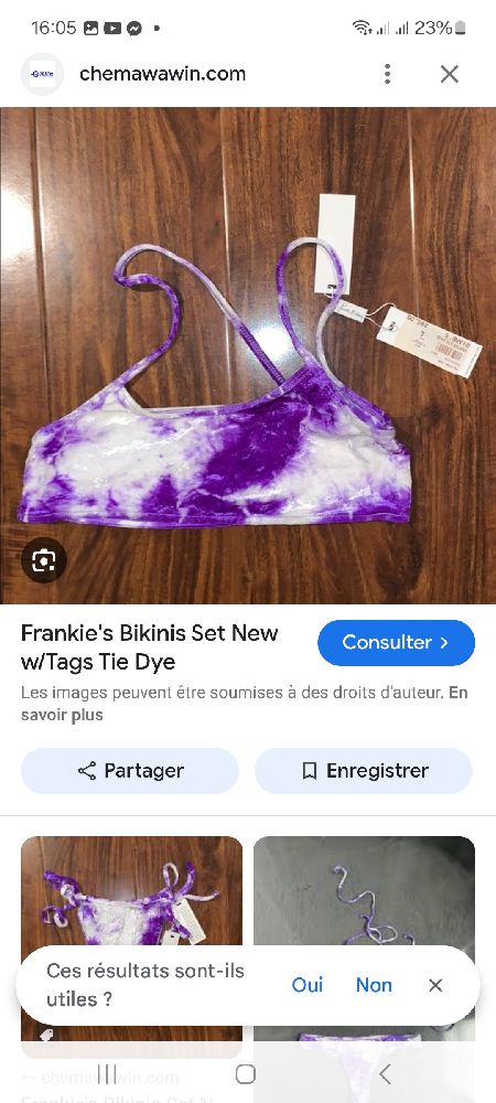 Trois haut neuf pour plage ou sortie 