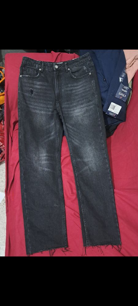pantalon taille haute boy friend neuf