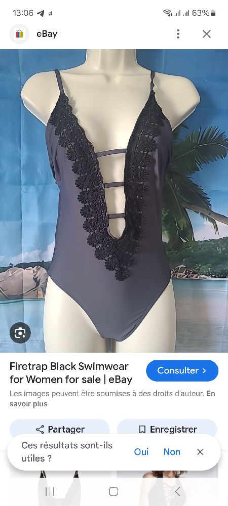 Maillot firetrap sexy neuf