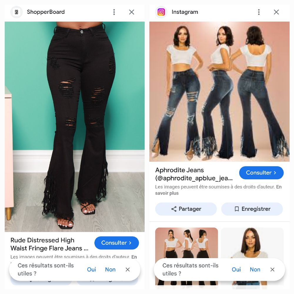 jean flare neuf très chic 