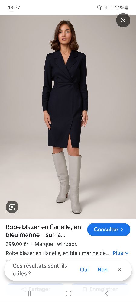 Robe قمراية trop chic 