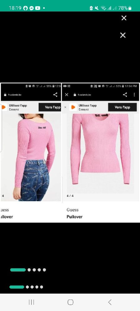 pull guess neuf