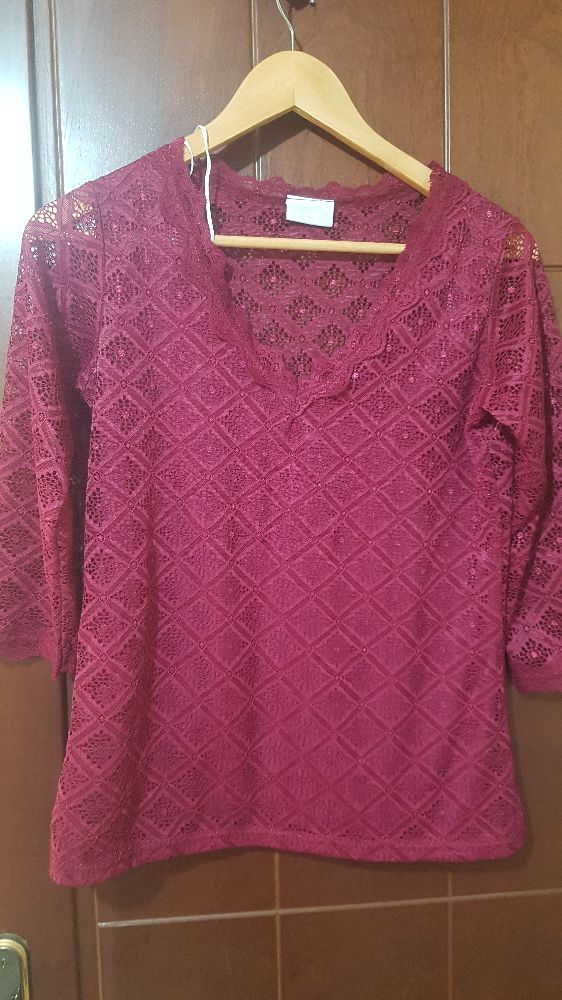 pull dentelle 3/4 